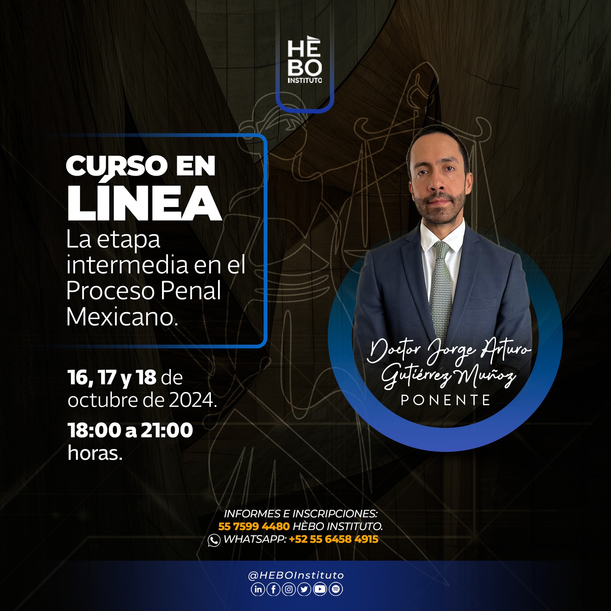 CURSO EN LÍNEA LA ETAPA INTERMEDIA EN EL PROCEDIMIENTO PENAL MEXICANO.