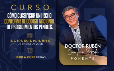 CURSO EN LINEA CÓMO CLASIFICAR UN HECHO CONFORME AL CÓDIGO NACIONAL DE PROCEDIMIENTOS PENALES.
